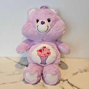 Care Bears Share Bear Purple Milkshake Plush